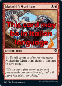 MTG MAKESHIFT MUNITIONS EXC - MUNIZIONI IMPROVVISATE - CMR - MAGIC - Picture 1 of 1