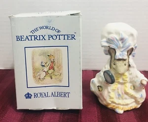 Beatrix Potter Figurine - Lady Mouse - F Warne & Co Royal Albert England - Picture 1 of 8