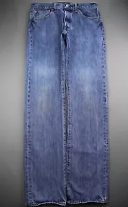 Jeans uomo Levi's 2019 bottoni Fly 501 dritto lavaggio medio taglia 32x34 - Foto 1 di 10