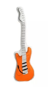 Kids Room Decor Pillow Decor Cushion Guitar Multiple Color Orange White And Blue - Picture 1 of 2