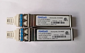 2x new SFP-10G-LR Finisar Transceiver FTLX1471D3BCL Cisco compatible - Bild 1 von 2