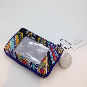 Portafoglio Vera Bradley Iconic Jen Zip ID Portamonete Portachiavi Romantico Paisley Nuovo con etichette - Foto 1 di 4