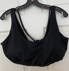 Avia Women's Non Wire Padded Black Sports Bra Size XL (16-18) - Picture 1 of 4