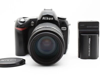 [Exc+5] Nikon D70 6.1MP Digital SLR Camera Body AF 70-210mm F/4-5.6 Japan #G5 - Image 1 of 4
