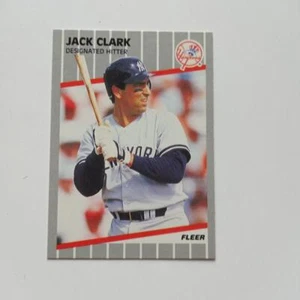1989 Fleer Baseball 252 Jack Clark - Picture 1 of 1