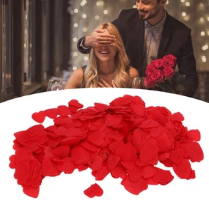 Paper Confetti 8 Packs 16000 Pcs Degradable Red Heart Confetti Wedding DY9 - Picture 1 of 12