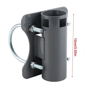 Wspornik do rur masztu antenowego stal nierdzewna 30mm do 50mm regulowany kształt litery U nowy - Zdjęcie 1 z 22