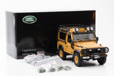 1:18 Kyosho Land Rover Defender 90 Giallo Con Accessori / Senza Camel 08901CT - Immagine 1 di 4