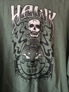 Tony Hawk *Trucks Up* Men's Graphic Hoodie - GREEN - LG - Picture 1 of 6
