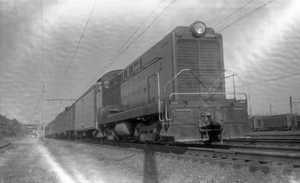 Pennsylvania PRR Railroad 5583 Baldwin Under Wires Washington DC Negative 1273 - Picture 1 of 1
