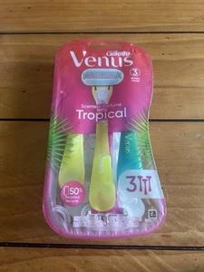 GILLETTE VENUS Tropical Scented Women's Disposable Razors (3 razors) - Picture 1 of 1