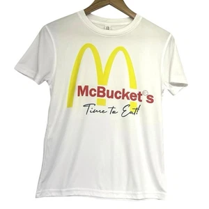 Basketball novelty T-shirt make bucket time to eat. Unisex size youth large - Picture 1 of 6