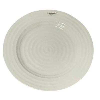 Sophie Conran for Portmeirion White Embossed Rings 11" Dinner Plate NWT - Image 1 of 4