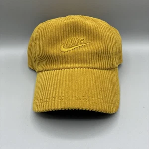 Nike Club Cap Unstructured Corduroy Hat Women’s M/L Bronzine - Picture 1 of 7