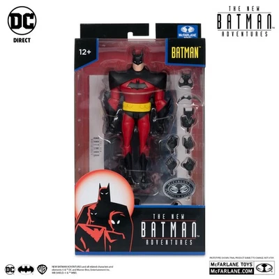 DC Nuevo Batman Adventures Batman Platino Rojo Persecución McFarlane 6" Figura Onda 5 Foto 1 de 2