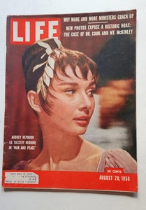 Life Magazine August 20, 1956 Audrey Hepburn "War And Peace" - Picture 1 of 15