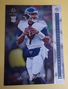 2022 Panini Chronicles Malik Willis Luminance Purple RC Titans 201 - Picture 1 of 6