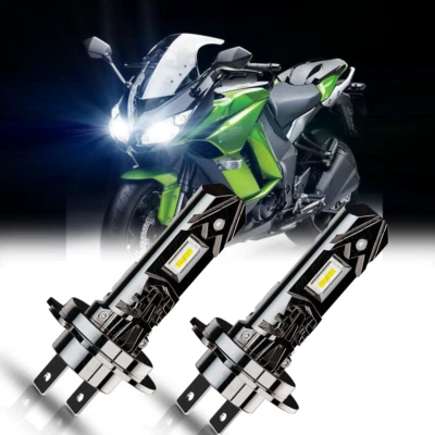 Para Kawasaki Ninja 1000 z1000 2011-2016 2 piezas H7 LED Faros Bombillas 6000K Blanco Foto 1 de 4