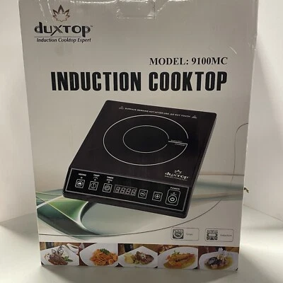 Queimador portátil de indução Duxtop 1800W com panelas Nuwave de 5,5 qt e 2 qt - Imagem 1 de 4