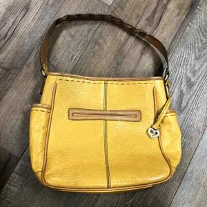 VINTAGE Brighton Pebble Leder geflochtene Riemen Tragetasche Schultertasche Handtasche - Bild 1 von 8