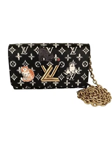 Louis Vuitton Grace Coddington Catogram Twist Chain Crossbody Bag Limited - Picture 1 of 14