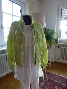 BOSS ORANGE SOMMERJACKE Regenjacke Jacke kiwigrün Gr. 36 integrierte Kapuze - Bild 1 von 15