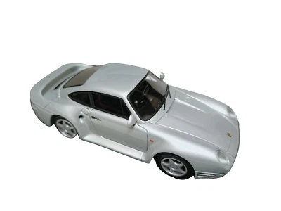 LookSmart 1:43 Porsche 959 Ls290 1987-88 Silver Coupe Model - Image 1 of 4