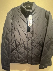 JCrew Men's Sussex Quilted Jacket XL Long Sleeve Black New - Picture 1 of 7