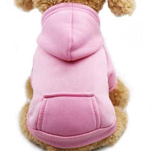 Jecikelon Winter Dog Hoodie Sweatshirts with Pockets Warm Dog Clothes for Sma... - Picture 1 of 5
