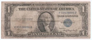 1935 US One Dollar Silver Certificate Collection Rare FANCY SERIAL Banknote U22 - Picture 1 of 2