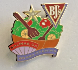 BJS Restaurant Mitarbeiter Werbung Salat Salinas CA Kalifornien 2012 Pin - Bild 1 von 3