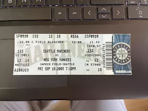 Mariano Rivera 1,000 Ks 9/18/09 Yankees At Mariners Full Ticket - Picture 1 of 1
