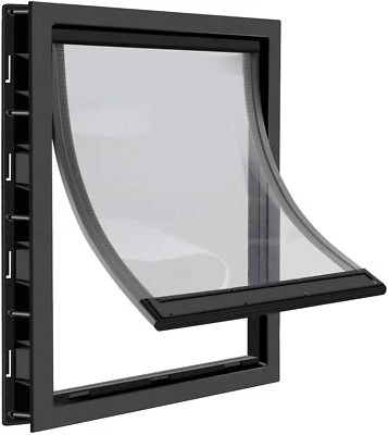 XXL Size Pet Doors Frame Bendbale Flaps Large Dog Cat Labrador Danes+Lock Panel - image 1 of 4