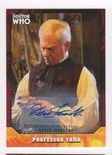 2017 Doctor Who Signature Series autograph Derek Jacobi purple 3/10