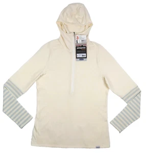 NEW! Patagonia Women’s Merino 3 Midweight Hoody Birch White Sz LARGE - Picture 1 of 10