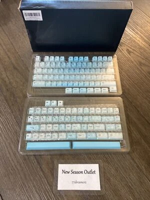 Drop Cherry Profile PBT Dyesub Keycaps (129) Gradient Blue Base Kit MDX-34610-29 - Image 1 of 4