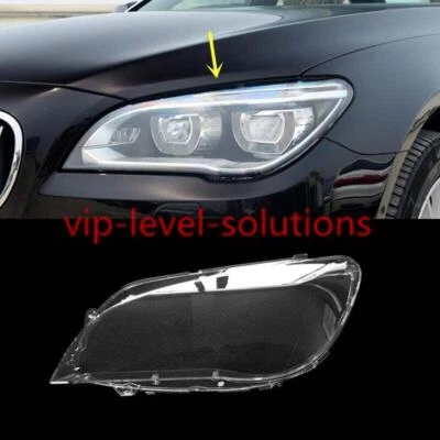 For BMW 7-Series F01 F02 2009-2015 Left Side Headlight Lens Clear Cover+Sealant - Изображение 1 из 4