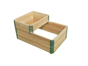 Palettenrahmen Lärchenholz Hochbeet Kräuterbeet 3er Set - Bild 1 von 7