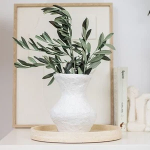 Handgemachte Vase "Jimeno" aus Pappmaché - Picture 1 of 8