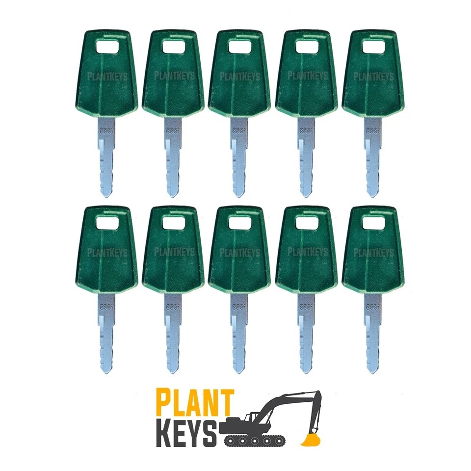 Volvo C001 (Set of 10) Key - Image 1 of 1