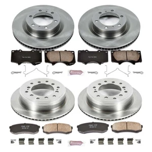 PowerStop KOE5874 Front Rear Disc Brake Kit Rotors Pads for 10-22 GX460 4Runner - Bild 1 von 1