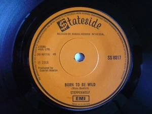 Steppenwolf Born To Be Wild 7" Vinyl UK 1969 Stateside Press A2/B1 KT Single EXC - Picture 1 of 8