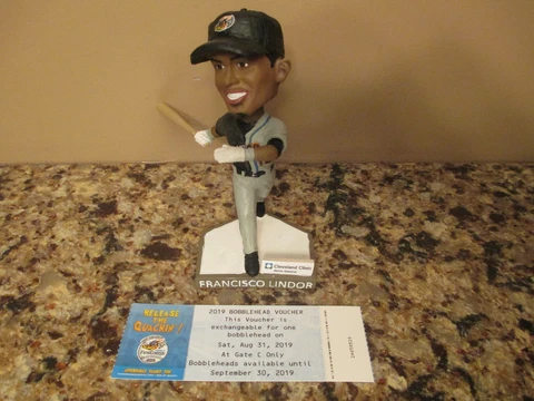 2019 Akron Rubberducks / Aeros FRANCISCO LINDOR Bobblehead - SGA - NY Mets Cover