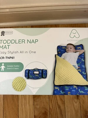 Tapete de cochilo infantil travesseiro removível cobertor de lã minky para tema robô pré-escolar - Imagem 1 de 4