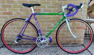 Beautiful Vintage BASSO LOTO Road Bike w/Full Dura Ace 7400 Group - Rare Color   - Image 1 of 4