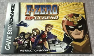 F-Zero F Zero GP Legend nur Anleitung Nintendo Gameboy Advance GBA Game Boy Buch!! - Bild 1 von 4