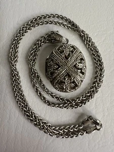 Collar Medallón STS Chuck Clemency Diamante Plata de Ley 925 - Imagen 1 de 8