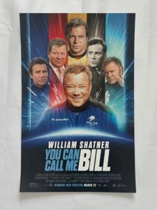Póster de película promocional original You Can Call Me Bill 11"x17" COMO NUEVO SDCC 2024 Shatner - Imagen 1 de 1