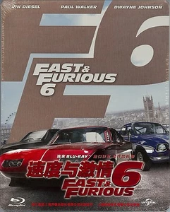 Fast & Furious 6 Limited Edition SteelBook w/Slip (Region A, B & C China Import) - Picture 1 of 3