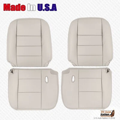 Ford Crown Victoria 2003-2007 parte inferior de conductor y pasajero cubierta de cuero tostado Foto 1 de 4